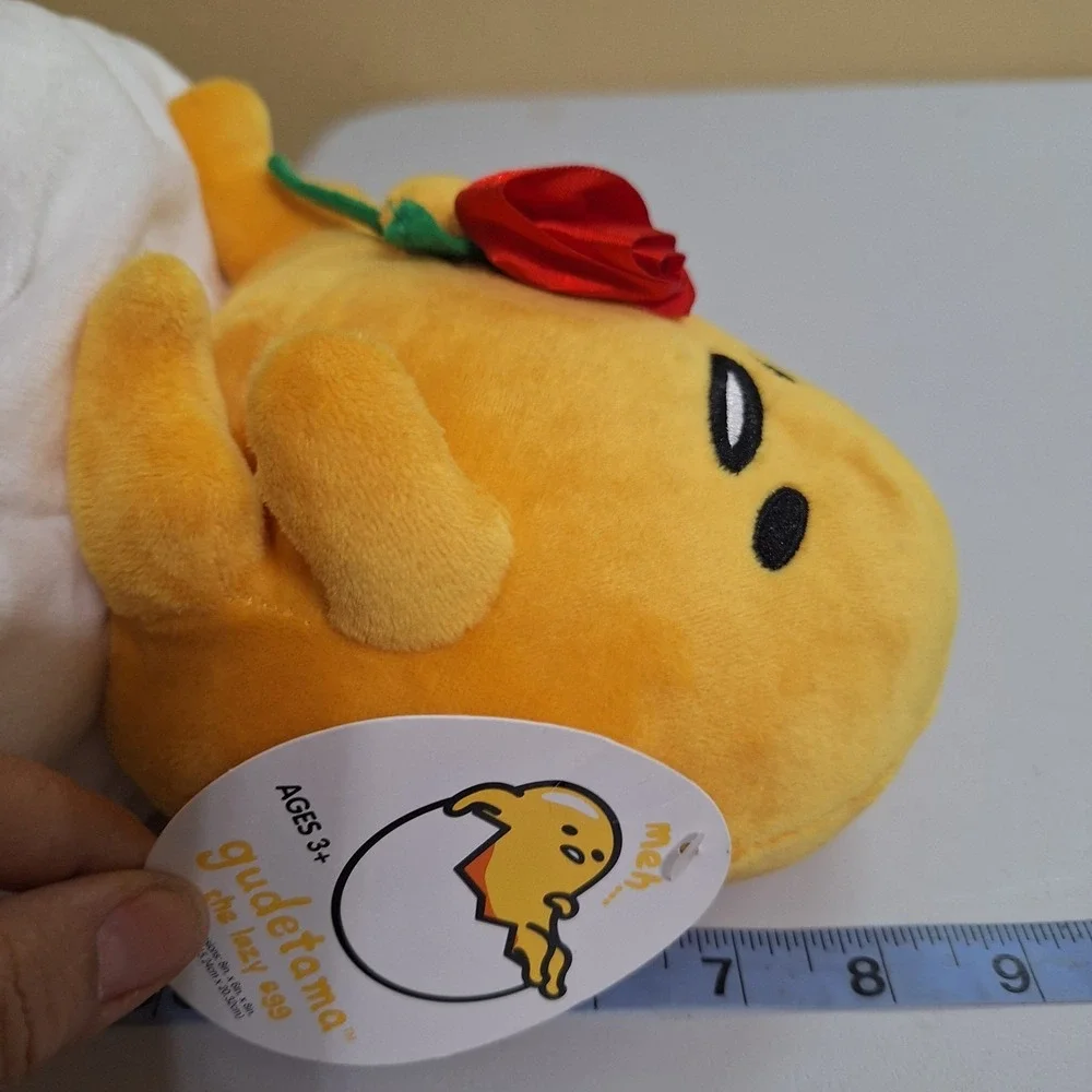 Sanrio Gudetama Plush Lazy Egg Rose Cloud Cushion 8